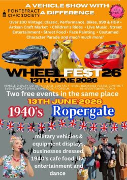Wheelfest 26and 1940's Ropergate poster